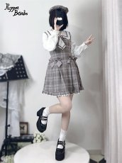 画像19: 【Q112】探偵チェックワンピースセット (19)