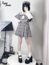 画像27: 【Q112】探偵チェックワンピースセット (27)