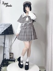 画像24: 【Q112】探偵チェックワンピースセット (24)