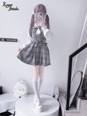 画像34: 【Q112】探偵チェックワンピースセット (34)
