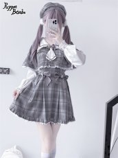 画像35: 【Q112】探偵チェックワンピースセット (35)