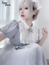 画像6: 【Q166】ボックスプリーツヨークワンピース【30％OFF】 (6)