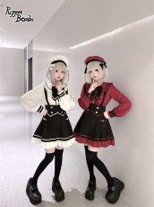 画像10: 【Q296】黒魔法少女の学園制服サス付きスカート (10)