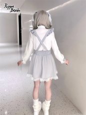画像10: 【送料無料】Q389 ハートバックルサス付きスカート《予約受付》 (10)