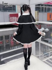 画像6: 【送料無料】Q396 ハートリボンケープ付きワンピース《予約受付》 (6)