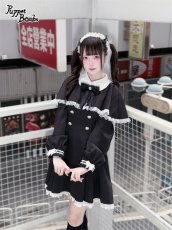 画像5: 【送料無料】Q396 ハートリボンケープ付きワンピース《予約受付》 (5)
