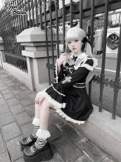 画像2: 【QS159】パールビジューリボンヘアクリップセット (2)