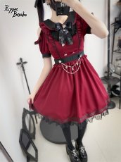 画像7: 【送料無料】Q402オフショルハートレイヤード風ワンピース《予約受付》 (7)
