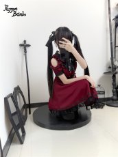 画像16: 【送料無料】Q402オフショルハートレイヤード風ワンピース《予約受付》 (16)