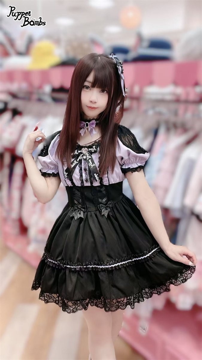 画像9: 【Q421】セパレート風オフショルダーワンピース (9)