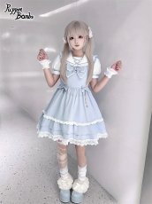 画像2: 【送料無料】Q429レースセーラーワンピース《予約受付》 (2)
