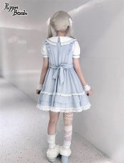 画像9: 【送料無料】Q429レースセーラーワンピース《予約受付》 (9)