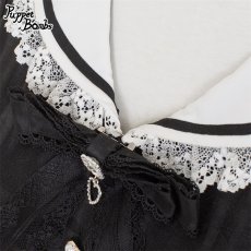 画像3: 【Q433】シアーチェックレイヤード風ワンピース (3)