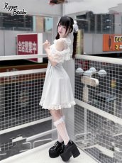 画像4: 【送料無料】QS187ハートビジューリボンヘアクリップセット《予約受付》【計5000円以上】 (4)
