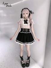 画像5: 【送料無料】Q447ベルトデザインフリルスカート《予約受付》 (5)