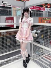 画像7: 【送料無料】Q448はしごレースリボンセーラーセットアップ《予約受付》 (7)