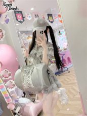 画像5: 【送料無料】P963レースアップリボンボストンバッグ《予約受付》 (5)