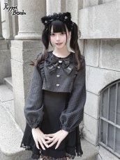 画像9: 【送料無料】Q463 チェックレイヤード風ワンピース《予約受付》 (9)