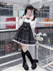画像5: 【送料無料】Q466 レイヤード風チェックワンピース《予約受付》 (5)