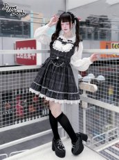 画像7: 【送料無料】Q466 レイヤード風チェックワンピース《予約受付》 (7)