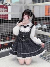 画像8: 【送料無料】Q466 レイヤード風チェックワンピース《予約受付》 (8)