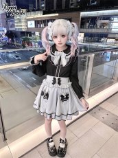 画像6: 【Q470】 レース切り替えパフ長袖ブラウス (6)