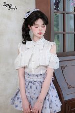 画像18: 【Q474】フリルリボンオフショルブラウス (18)