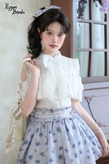 画像16: 【Q474】フリルリボンオフショルブラウス (16)