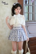 画像15: 【Q474】フリルリボンオフショルブラウス (15)