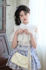 画像14: 【Q474】フリルリボンオフショルブラウス (14)