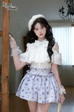 画像4: 【Q474】フリルリボンオフショルブラウス (4)