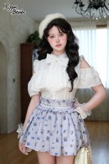 画像6: 【Q474】フリルリボンオフショルブラウス (6)