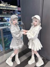 画像7: 【Q462】リボンデコレーションスカパン (7)
