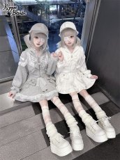 画像11: 【Q462】リボンデコレーションスカパン (11)