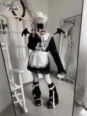 画像8: 【QS200】 総レースハーフエプロン (8)