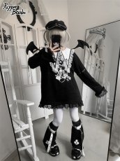 画像15: 【Q485 】ダーククロスカジュアルトップス  (15)