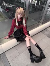 画像6: 【送料無料】Q497 ロックリボンティアードスカート《予約受付》 (6)