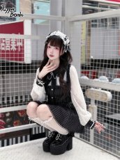 画像3: 【送料無料】QS219 レースデコ2連リボンヘッドドレス《予約受付》【計5000円以上】 (3)