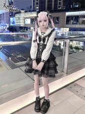 画像8: 【送料無料】Q507セーラー長袖ブラウス《予約受付》 (8)