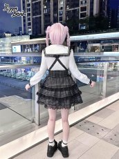 画像10: 【送料無料】Q507セーラー長袖ブラウス《予約受付》 (10)