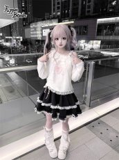 画像11: 【送料無料】Q513 ミニリボンフリルスカパン《予約受付》 (11)