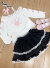 画像4: 【送料無料】Q513 ミニリボンフリルスカパン《予約受付》 (4)