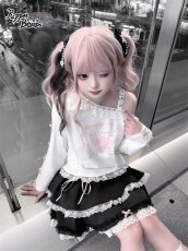 画像5: 【送料無料】Q513 ミニリボンフリルスカパン《予約受付》 (5)