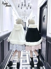 画像8: 【送料無料】QS212 ハートビジュー付きリボンレースハイソックス《予約受付》【計5000円以上】 (8)