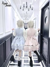 画像13: 【送料無料】QS212 ハートビジュー付きリボンレースハイソックス《予約受付》【計5000円以上】 (13)