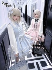 画像6: 【送料無料】QP22 ハートビジュー付きリボン×フリルクリアカバー付きバッグ《予約受付》 (6)