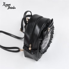 画像2: 【送料無料】QP23ハートクリアポケットキルティングリュック《予約受付》 (2)