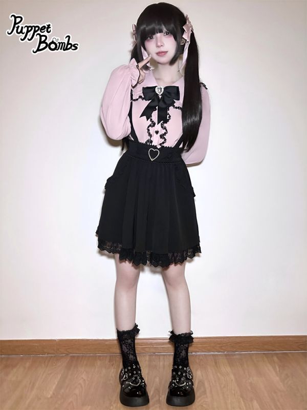 画像26: 【Q2】ハートバックルサス付きフリルスカート (26)